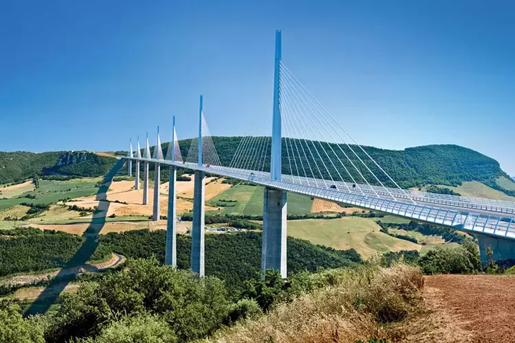 vue du viaduc de millau